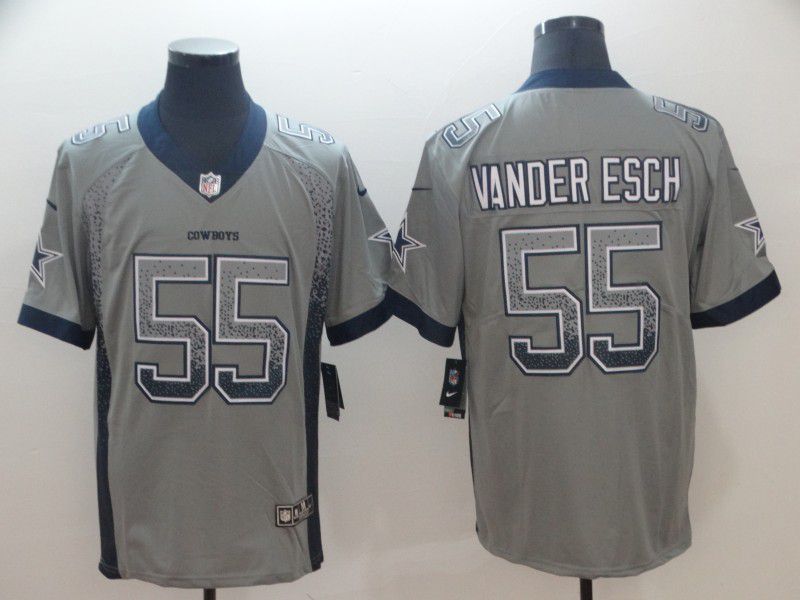 Men Dallas Cowboys #55 Vander esch Grey Nike Drift Fashion Limited NFL Jersey->dallas cowboys->NFL Jersey